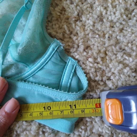 Intimately by Free People Women’s Fools Gold Underwire Bra Teal 32A Bralette - Picture 7 of 8